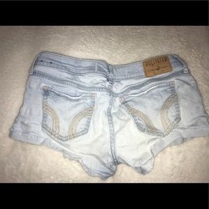 Light wash Hollister shirt-shorts